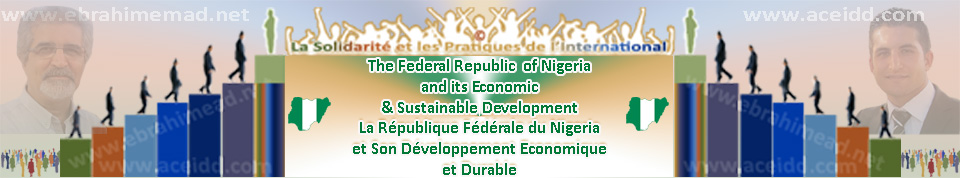  E. EMAD, EMAD Consulting, ACEIDD, Federal R. of Nigeria, its Economic & Sustainable development