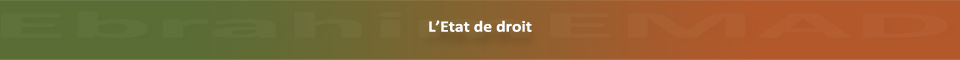 Ebrahim EMAD > Specialiste en Droit de l'economie internationale et du developpement et ...